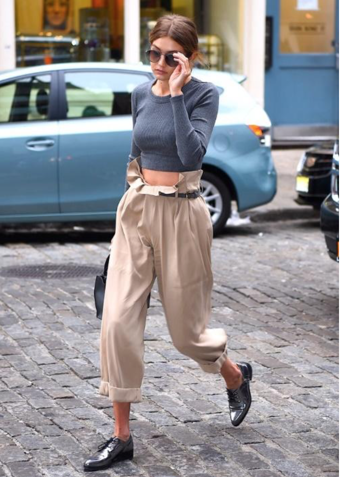 Gigi Hadid Explains How To Wear High Waisted Pants