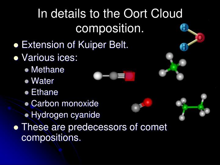 THE STRUCTURE AND COMPOSITION OF THE OORT CLOUD